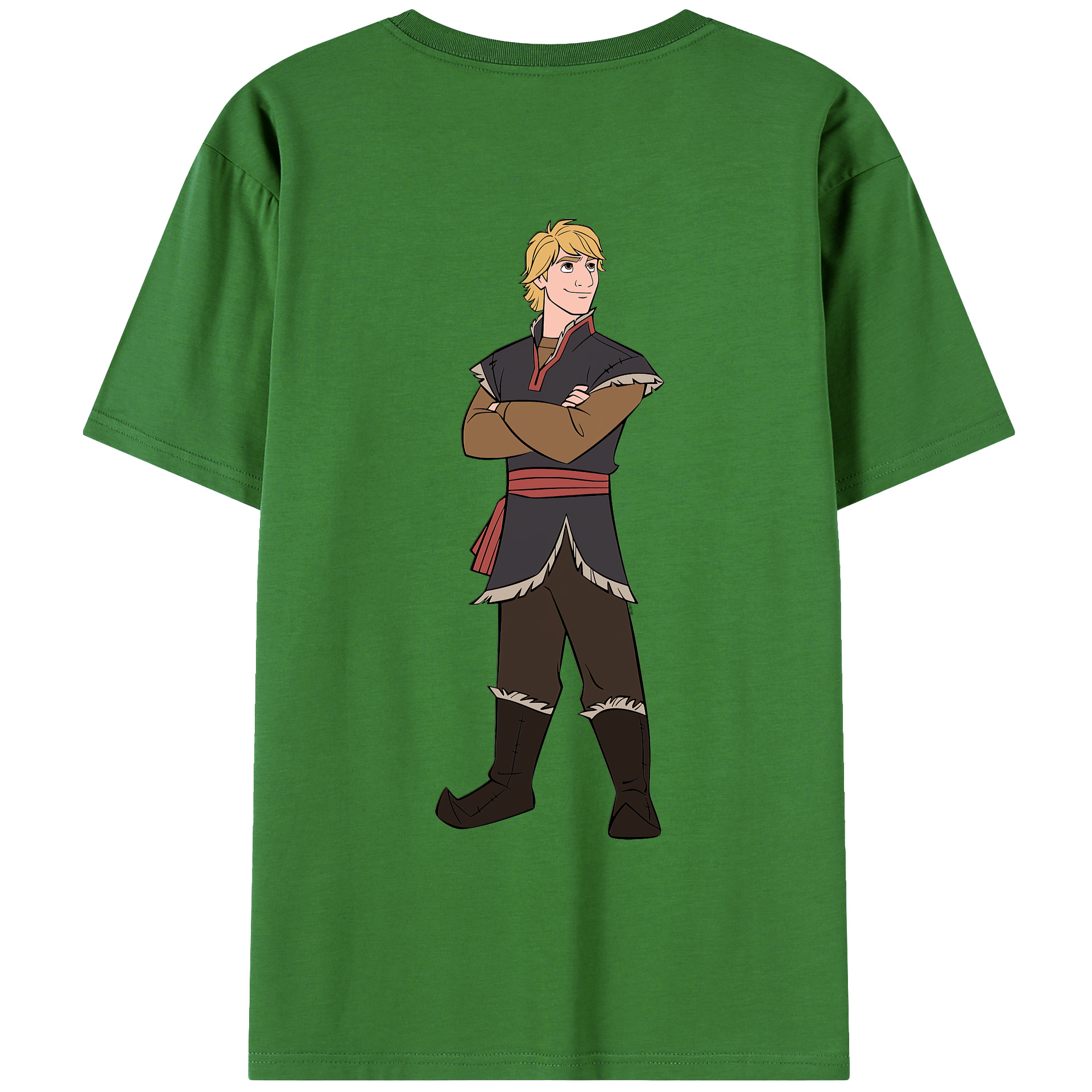 （画像用） アナと雪の女王 アンナ エルサ Frozen Anna Elsa レディース半袖Tシャツ(バックプリント)